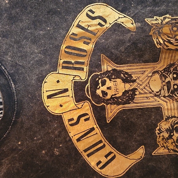 Guns n roses acid wash tshirt - Picture 2 of 5